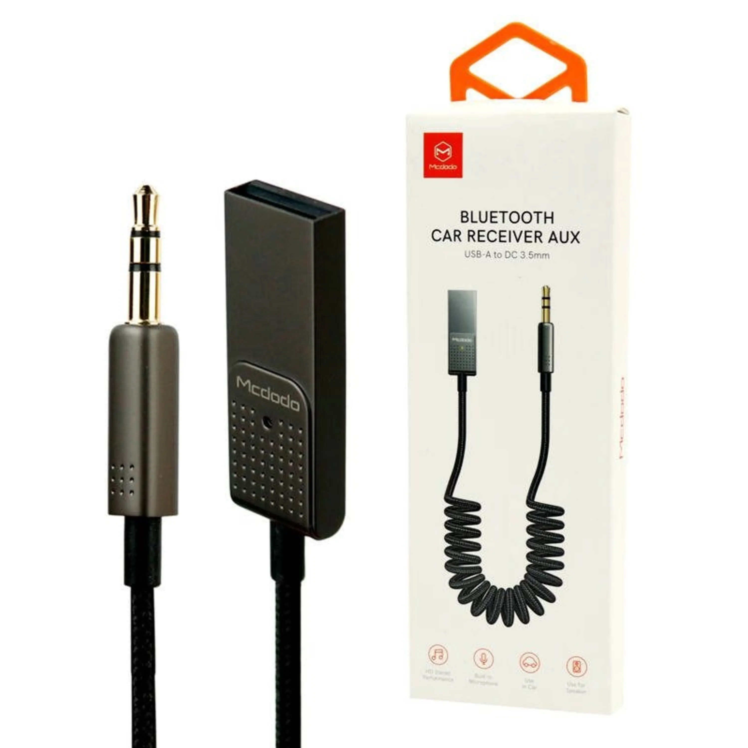 دانگل بلوتوث خودرو Mcdodo CA-8700 AUX دانگل بلوتوث خودرو Mcdodo CA-8700 AUX